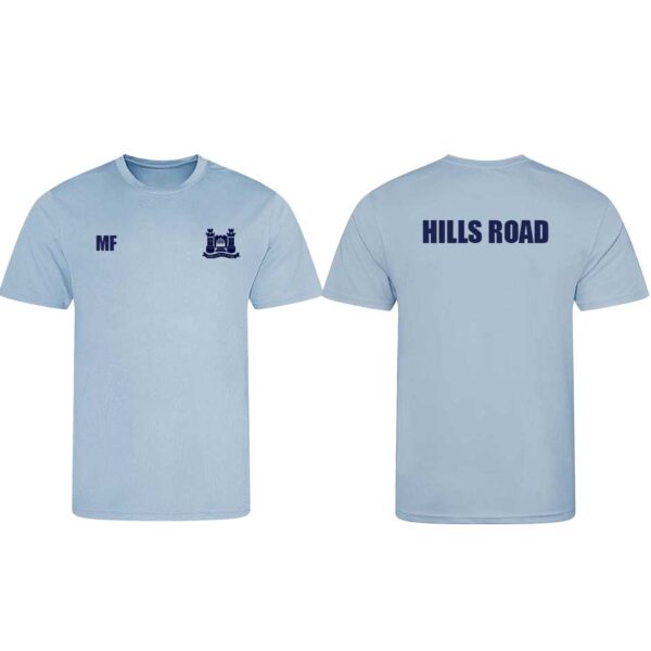 Hills Road Sixth Form T-Shirt Sky